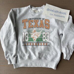 Vintage 90s  NCAA University of Texas Longhorns Football Crewneck Sweatshirt